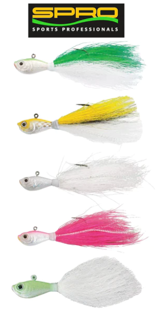 bucktail fishing lures for sale Spro Prime Bucktail Jig Glow / 3 oz