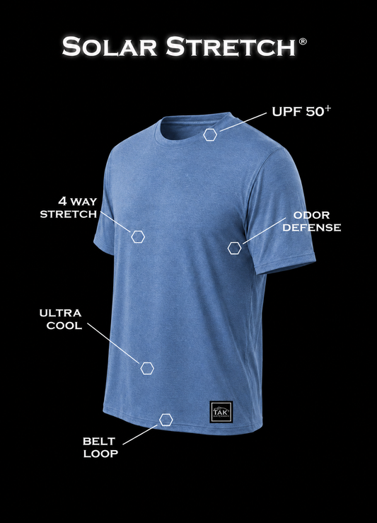 Solar Stretch® Performance T-Shirt | Navy