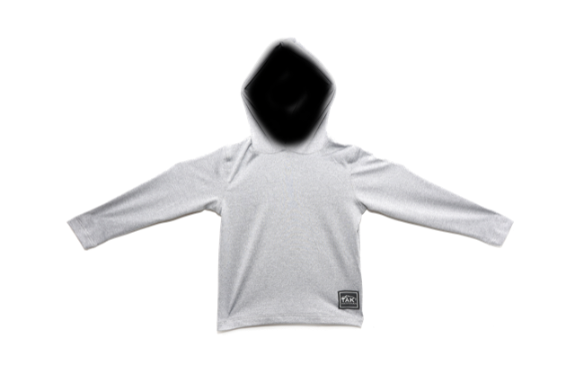 Youth Solar Stretch® Performance L/S Hoody | Grey