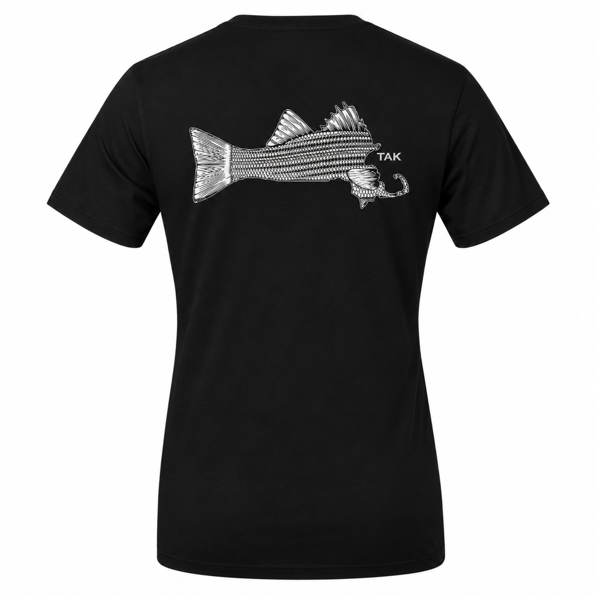 Massachusetts Striper T-Shirt | Black