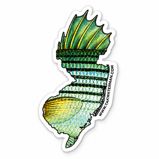 New Jersey Striped Bass Decal***Free Shipping for decal orders only***