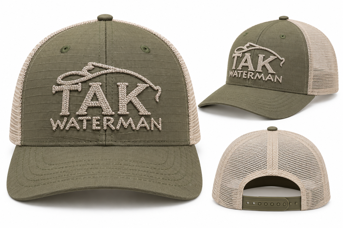 TAK Waterman Ripstop Trucker Hat | Olive