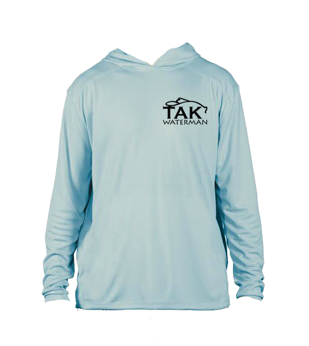 NJ Striper Solar Tech Hoodie | Sea Blue