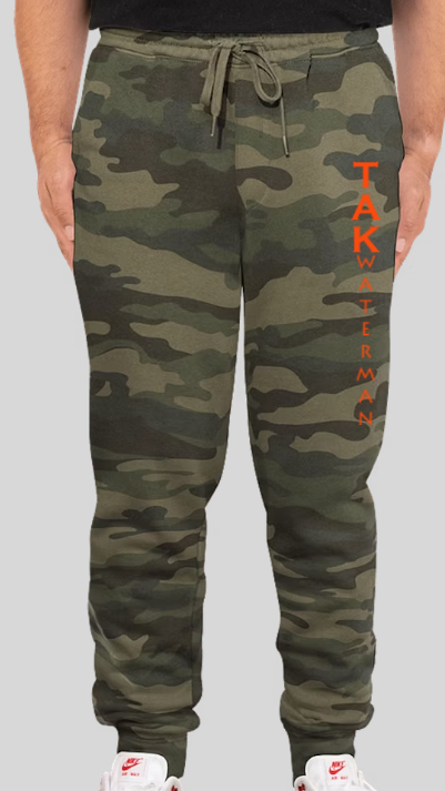 Camo Joggers Vertical TAK Logo