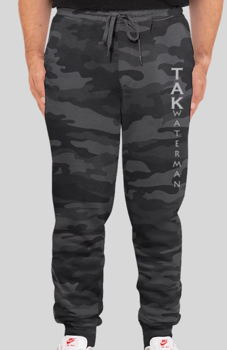 Camo Joggers Vertical TAK Logo