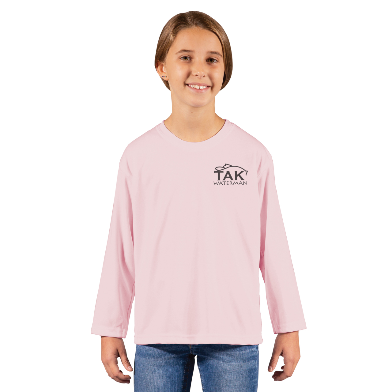 NJ Striper Solar Tech LS Shirt | Sea Blue | Boys, Girls and Toddlers