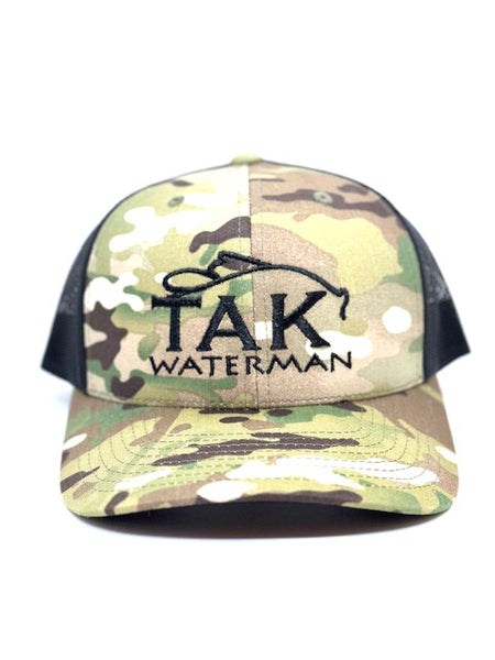 Tak Waterman | Trucker Hat | Light Camo-Black