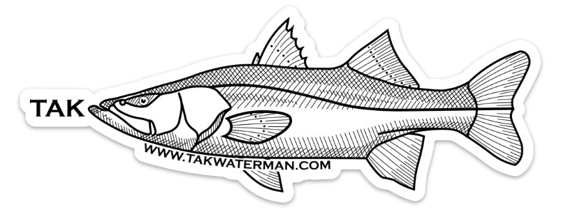 Snook Decals ***Free Shipping for decal orders only*** – TAK Waterman Supply