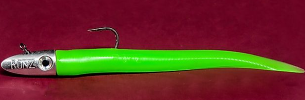  RONZ Lures Replacement Tails 8 6ct (8BTGG) (Green