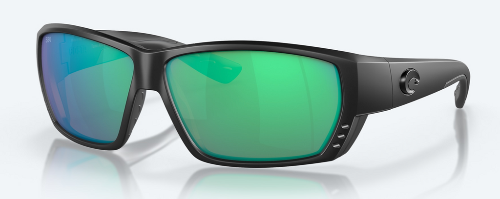 Costa Del Mar Fantail Pro Sunglasses Matte Black / Green Mirror
