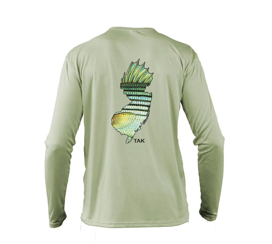 Tak Waterman | NJ Striper Solar Tech | Long Sleeve T-Shirt