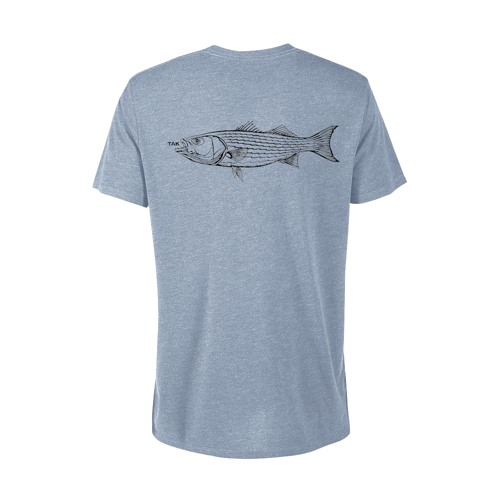 Solar Stretch® Striper Performance T-Shirt | Light Blue