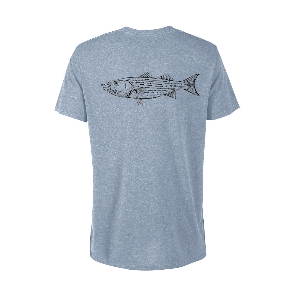 Tak Waterman | Solar Stretch® Striper Performance T-Shirt | Grey