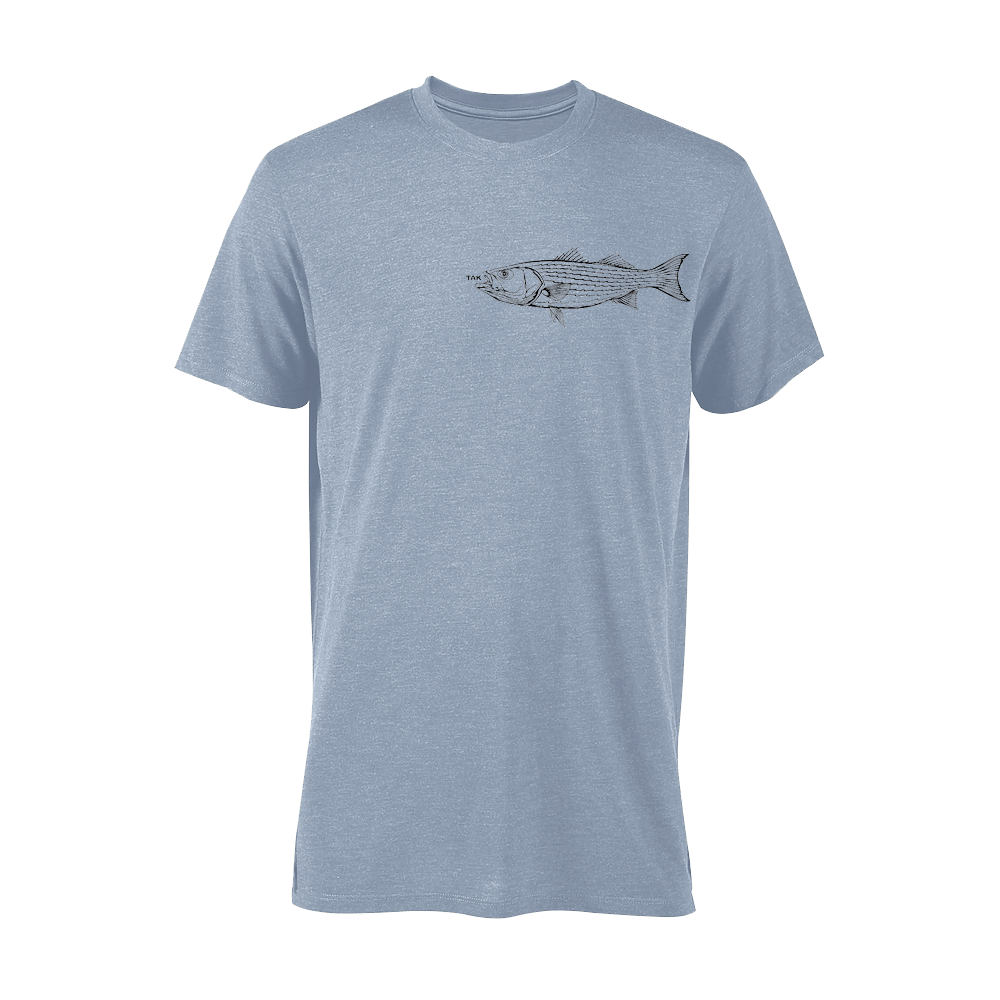 Solar Stretch® Striper Performance T-Shirt | Light Blue