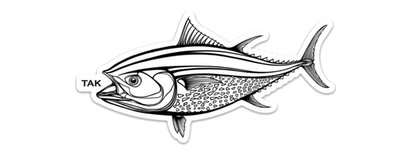 TAK Bluefin Tuna Decal***Free Shipping for decal orders only***