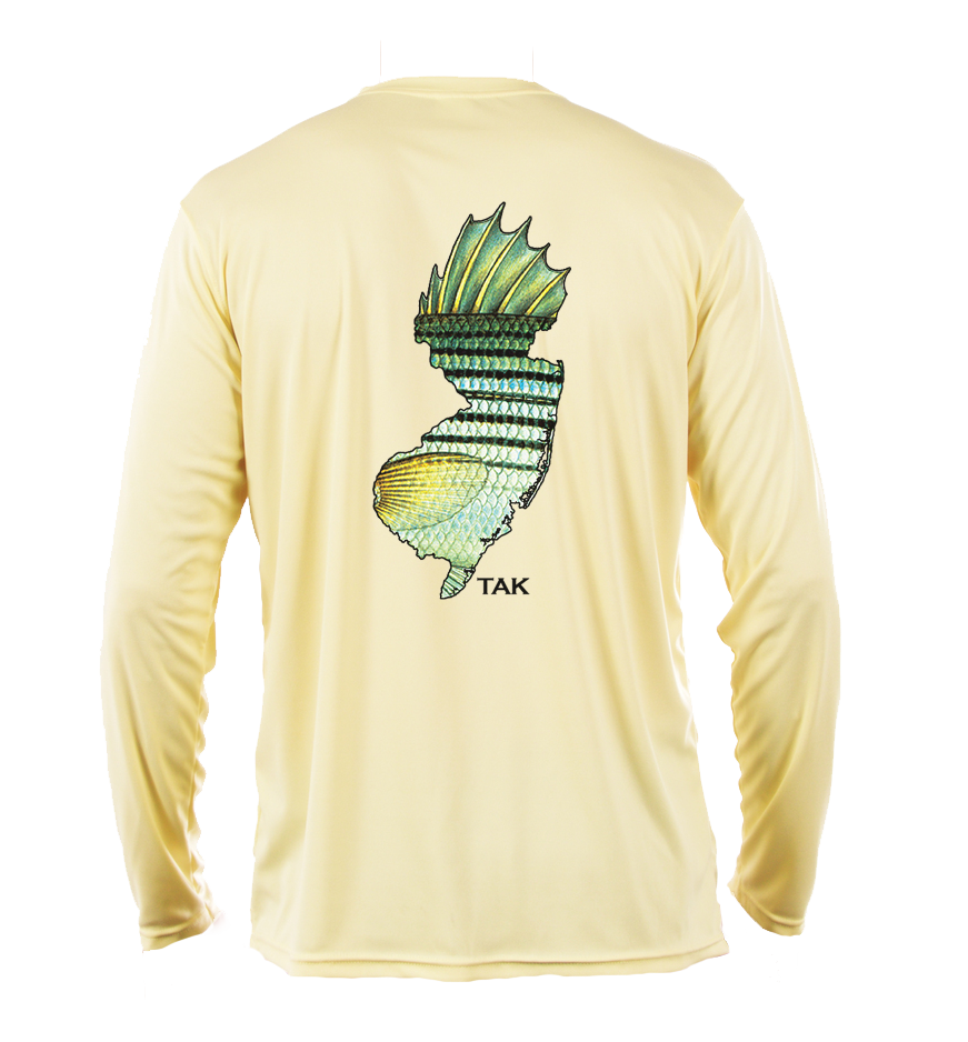 Tak Waterman | NJ Striper Solar Tech | Long Sleeve T-Shirt