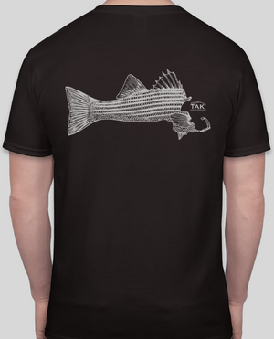Tak Waterman | Massachusetts Striper T-Shirt | Black