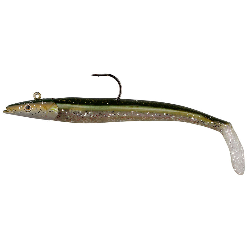 Savage Gear Sandeel Pink Glitter - Jig heads with shads - Lures
